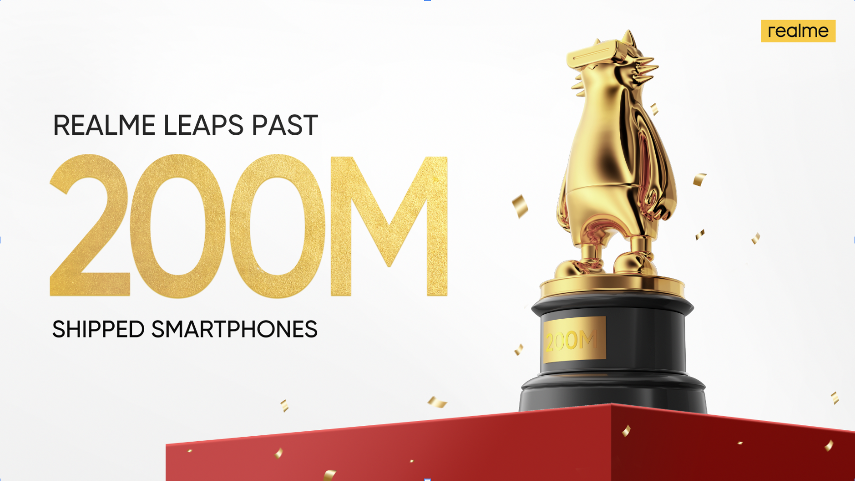 Celebrating realme’s 200 mn global shipments