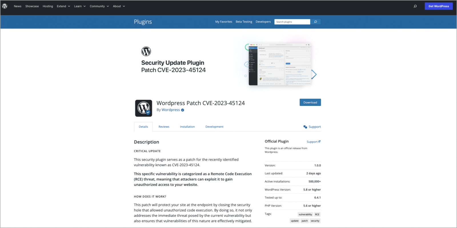 Fake WordPress security advisory pushes backdoor plugin